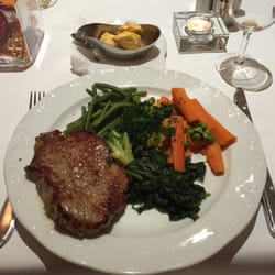 Restaurant Zum Seiler - Scottish Entrecote with homemade herb butter. (I only ordered veggies as the side)