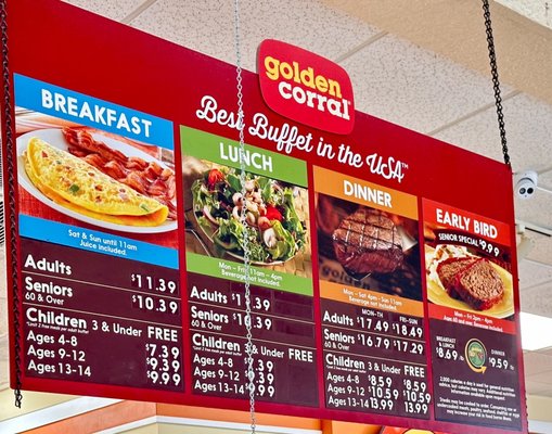Menu photo 1 Golden Corral Buffet & Grill Orange Park, FL