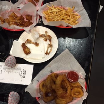 Plush Karaoke Lounge - Comes with pizza too(full circle/not in the picture). Cheapest food bundle cost 49$ w/ tax. *fries are spicy. - Karaoke Near Me - Irvine, California