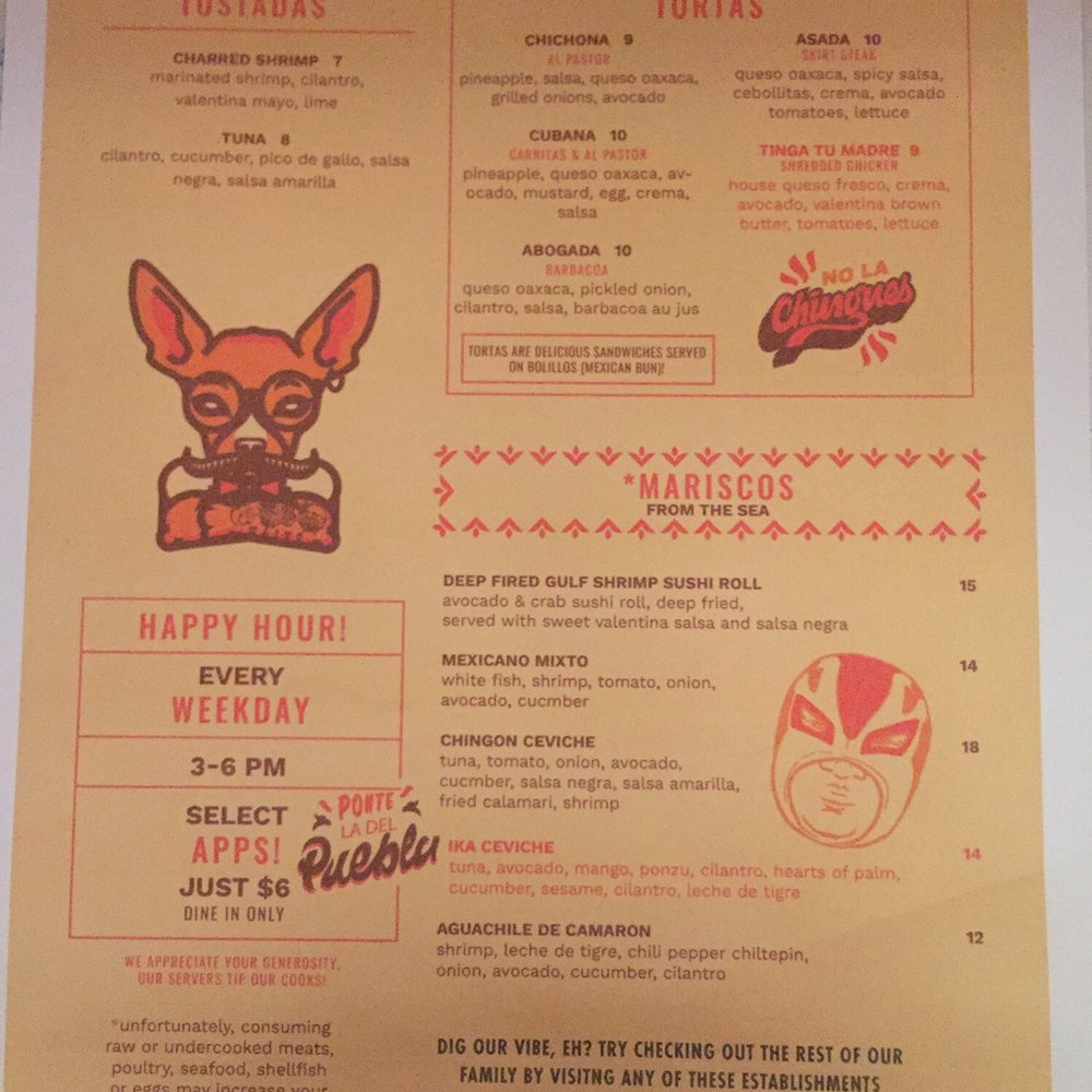 Mas Chingon Shadowlake - Menu Page 2 - Seafood Near Me - Papillion, Nebraska Mas Chingon Shadowlake - Menu Page 2 - Seafood Near Me - Papillion, Nebraska
