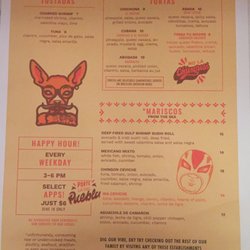 Mas Chingon Shadowlake - Menu Page 2