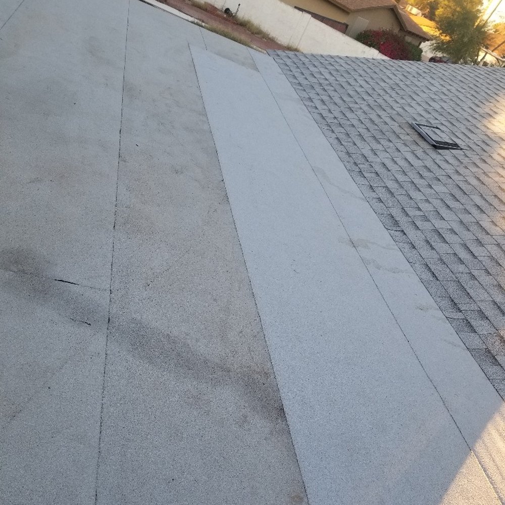 AZ Shingle Pros - Fixed a section of roll roofing - Roofing Near Me - Phoenix, Arizona AZ Shingle Pros - Fixed a section of roll roofing - Roofing Near Me - Phoenix, Arizona
