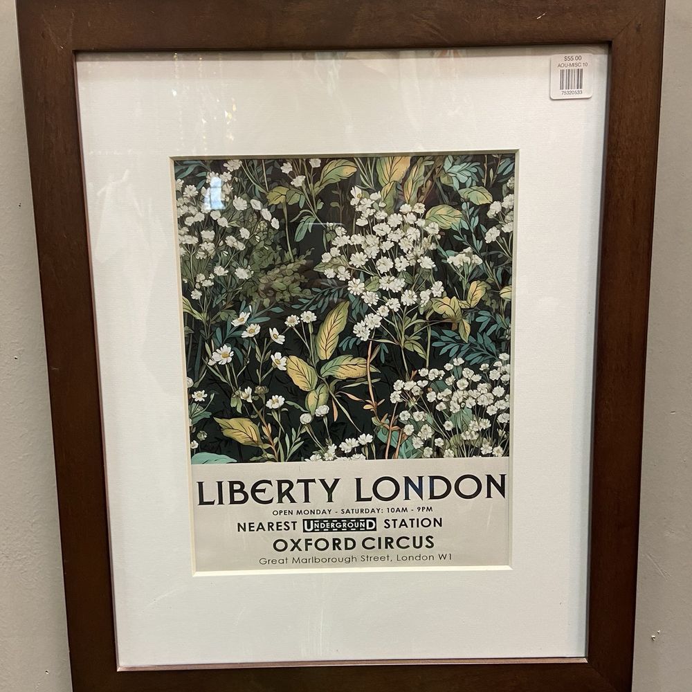 Goods on Orange - Vintage Liberty London print - Home Decor Near Me - Long Beach, California Goods on Orange - Vintage Liberty London print - Home Decor Near Me - Long Beach, California