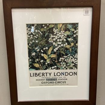 Goods on Orange  - Vintage Liberty London print - Home Decor Near Me - Long Beach, California