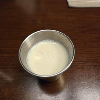 Dubu Haus - Welcome drink: concentrated soy milk - Korean Near Me - New York, New York