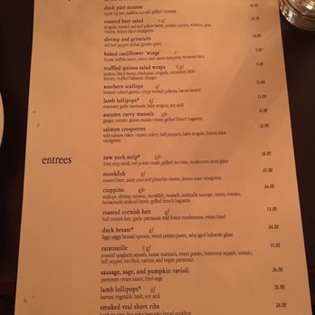 The Stables - Menu - New American Near Me - Richmond, Virginia