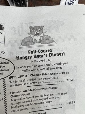 Menu photo 2 Black Bear Diner Menifee Menifee, CA