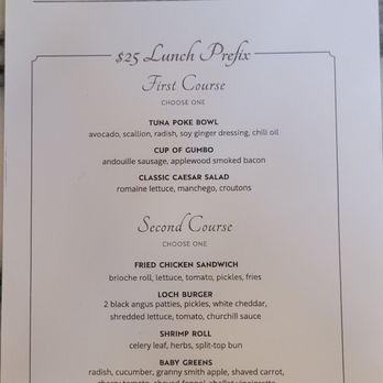 Loch Bar - Philly - Lunch Prefix ($25) M-F 11AM-3PM - Seafood Near Me - Philadelphia, Pennsylvania