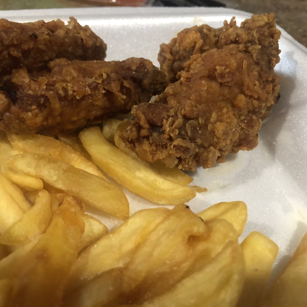 American special wings and fries