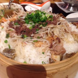 橫水渡小廚 - Rice, Noodle and dried fish dish.