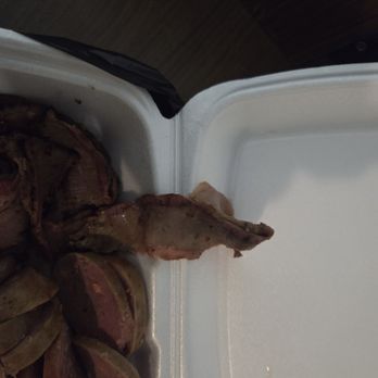 Hayward's Pit Bar-B-Que - Image of thin sliced brisket. - Barbeque Near Me - Shawnee, Kansas