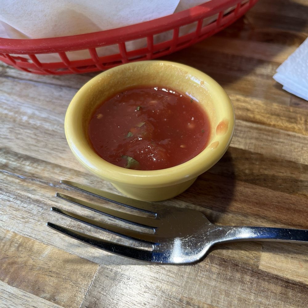 Agave Azul - Teeny tiny salsa only good for about 4 or 5 chips - Mexican Near Me - Chesapeake, Virginia Agave Azul - Teeny tiny salsa only good for about 4 or 5 chips - Mexican Near Me - Chesapeake, Virginia