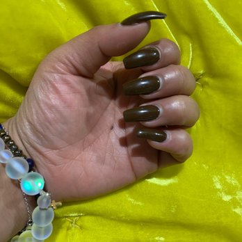 Sugar Coat Nails - Gel spiced brown - Nail Salons Near Me - Chino, California