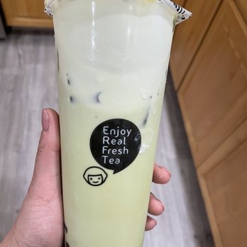 Happy Lemon - Edmonds - Matcha Milk Tea w/boba - Bubble Tea Near Me - Edmonds, Washington