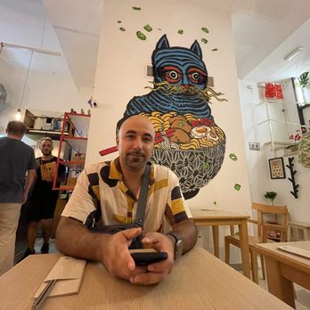 Ramen Otaku - My hubby and cat art - Ramen Near Me - Palma, PM