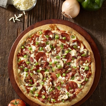 Topper's Pizza - pepperoni, onions, and cheese - Pizza Near Me - Kapuskasing, Ontario