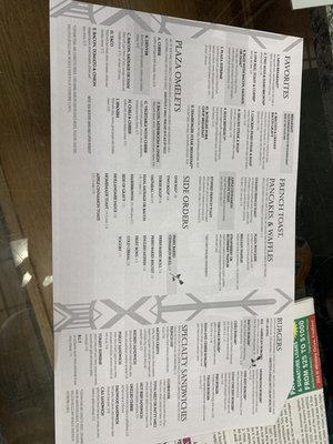 Menu photo 4 Plaza Inn Restaurant Ontario, OR