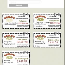 Carlo's Gourmet Pizza & Pasta