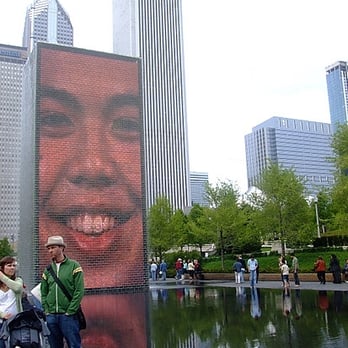 Millennium Park - The Crown Fountain - Parks Near Me - Chicago, Illinois