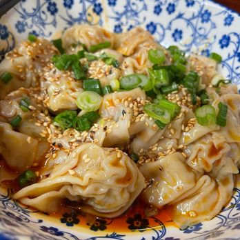 Noodle Dynasty - Chili oil wontons - Chinese Near Me - Berkeley, California Noodle Dynasty - Chili oil wontons - Chinese Near Me - Berkeley, California
