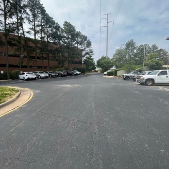 Capital Towers - Visitor parking near main building - Apartments Near Me - Raleigh, North Carolina