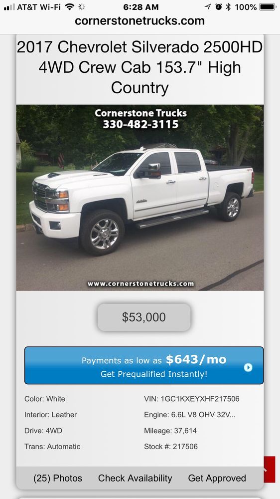 CORNERSTONE TRUCKS Updated August 2024 316 N Main St, Columbiana