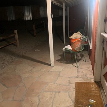 Joshua Tree Ranch House - Cleaning supplies laying around the entire day& night, no wonder the rooms are disgusting - Hotels Near Me - Joshua Tree, California