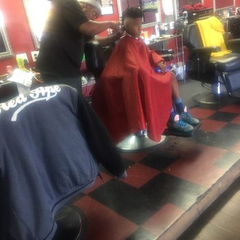 Icon Unlimited Barber Shop - My godson in the chair. Love love love that he had a great experience. - Barbers Near Me - Pacoima, California Icon Unlimited Barber Shop - My godson in the chair. Love love love that he had a great experience. - Barbers Near Me - Pacoima, California
