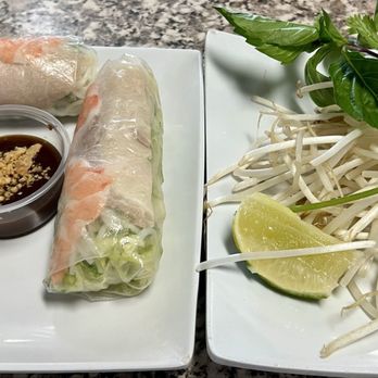 Pho Noodles - Shrimp 3. Spring Rolls with Shrimps - Vietnamese Near Me - Phoenix, Arizona