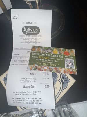 Olives Mediterranean Grill by null