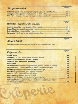 Menu photo 1 Crêperie Saint-Germain Gagny, 93