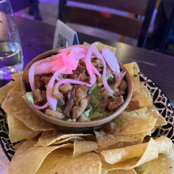 Agave Maria - Guacamole with pork rinds. Didn't taste fresh. - Mexican Near Me - Belleville, New Jersey Agave Maria - Guacamole with pork rinds. Didn't taste fresh. - Mexican Near Me - Belleville, New Jersey