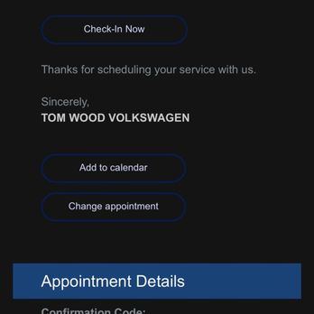 Tom Wood Volkswagen - 2nd appointment scheduled. - Car Dealers Near Me - Indianapolis, Indiana Tom Wood Volkswagen - 2nd appointment scheduled. - Car Dealers Near Me - Indianapolis, Indiana