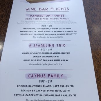 Seasons 52 - Wine flights - New American Near Me - Sarasota, Florida