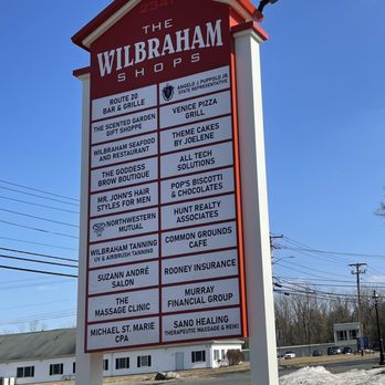 Pop's Biscotti & Chocolates - the wilbraham sign - Desserts Near Me - Wilbraham, Massachusetts