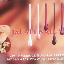 Jalali Nail Salon - The business card for this nail salon