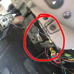 They cut the led wire and this was behind my dash. They cut the led wire and this was behind my dash.