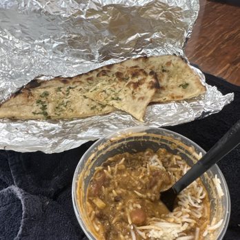 Saffron Indian Cuisine - Lentils and garlic naan. - Indian Near Me - Marietta, Georgia
