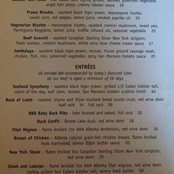 Embarcadero Wine & Oyster Bar - Menu - Seafood Near Me - Calgary, Alberta