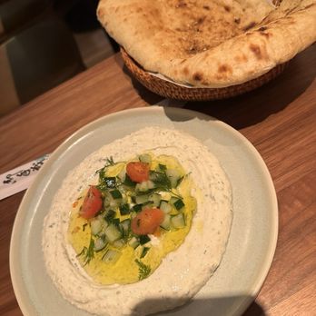 Mara - Tzatziki. Check that fluffy homemade pita! - Mediterranean Near Me - Honolulu, Hawaii