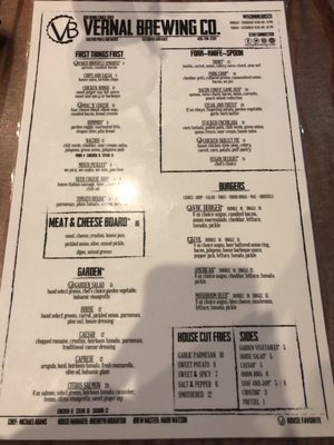 Menu photo 3 Vernal Brewing Company Vernal, UT Menu photo 3 Vernal Brewing Company Vernal, UT