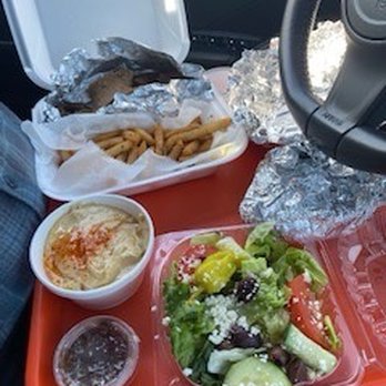 Leb Byblos Mediterranean Grill - Delicious lunch special on our school lunch trays that I ordered from Amazon to help us balance our food when we eat in the car. - Salad Near Me - Marietta, Georgia Leb Byblos Mediterranean Grill - Delicious lunch special on our school lunch trays that I ordered from Amazon to help us balance our food when we eat in the car. - Salad Near Me - Marietta, Georgia