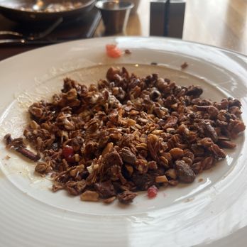 Toro Snowmass - Granola after eating the yogurt and fruit AND a large amount of granola because that's how much there was! - Wine Bars Near Me - Snowmass Village, Colorado