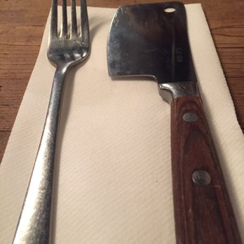 Flat Iron - Little cleaver for a steak knife 3 - Steakhouses Near Me - London, XGL