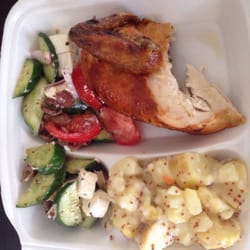 Welland Seafood & Chicken - 1/4 Chicken Salad pack $8.50 as at 10 Jan 2016