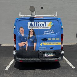 Allied Electric, Heating and Air Conditioning - Our new van wrap for our electric, heating & air company