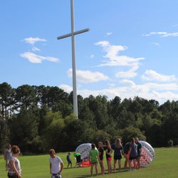 Weddington Methodist Church - Youth at the foot of the cross