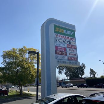 The Scratch Room - Sign from road showing businesses - Breakfast & Brunch Near Me - Anaheim, California The Scratch Room - Sign from road showing businesses - Breakfast & Brunch Near Me - Anaheim, California