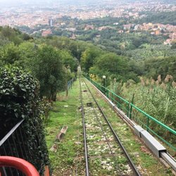 Circolo Arci Montecatini Alto - View going back down on the trolley