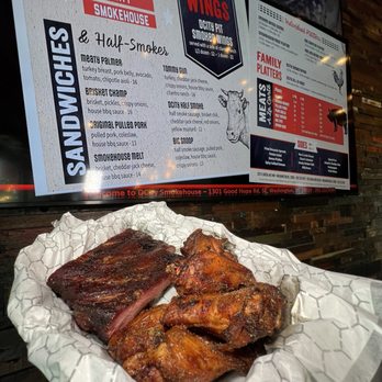 DCity Smokehouse - Chicken Ribs and Wings Combo - Barbeque Near Me - Washington, DC, District of Columbia